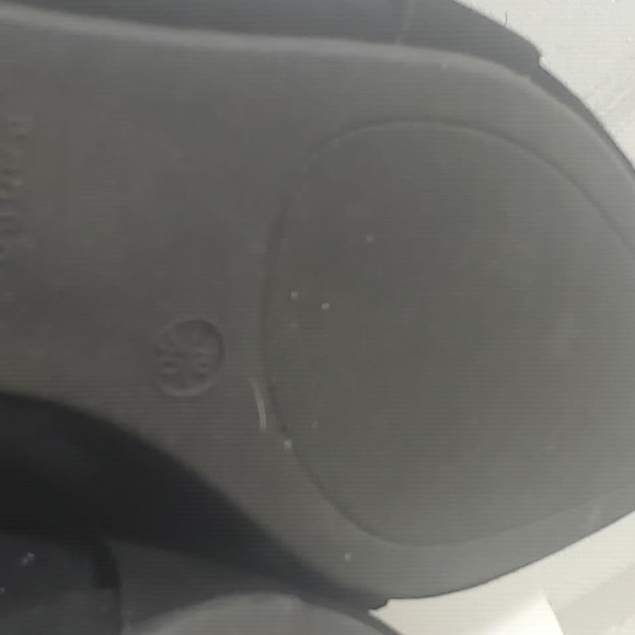 🌴Bamboo Justify-50 Bow Black Faux Suede Slip On Flats Size 10✌️ - Picture 14 of 14